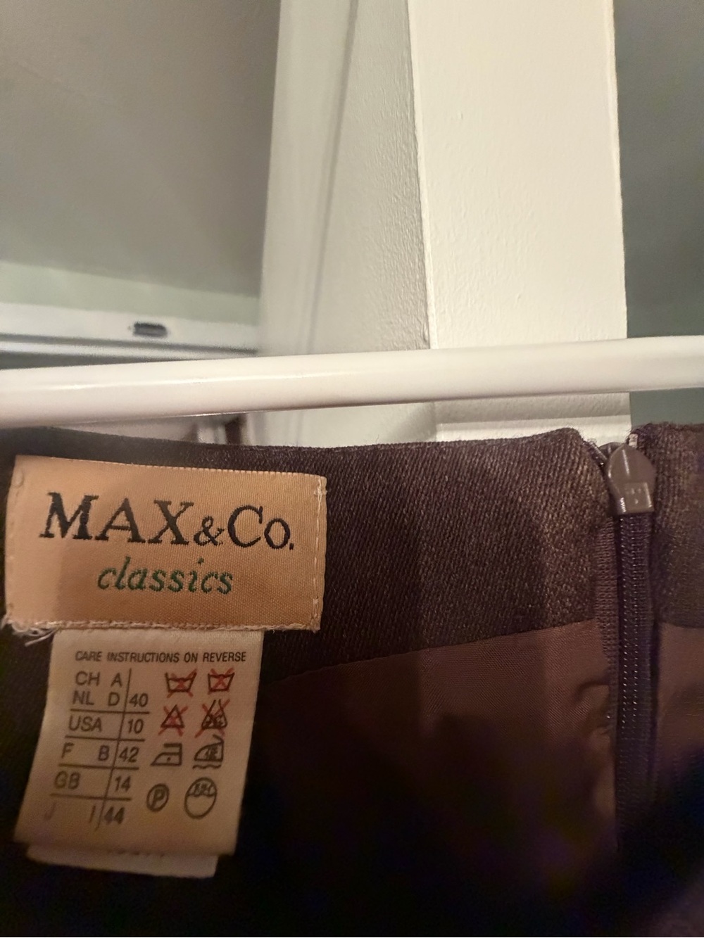 Max & Co. Chocolate Brown Mini Dress
